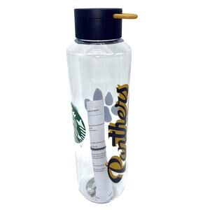 NEW University Of Pittsburgh Panthers Starbucks Tumbler Water Sports Bottle Cup